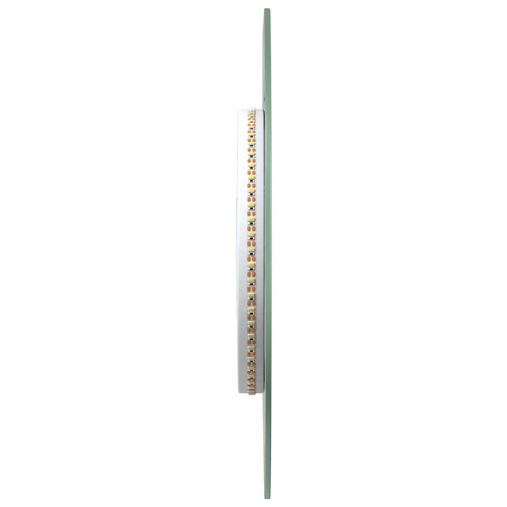 vidaXL LED Bathroom Mirror 70x30 cm Oval