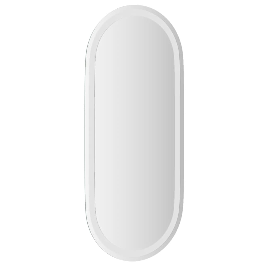 vidaXL LED Bathroom Mirror 80x35 cm Oval