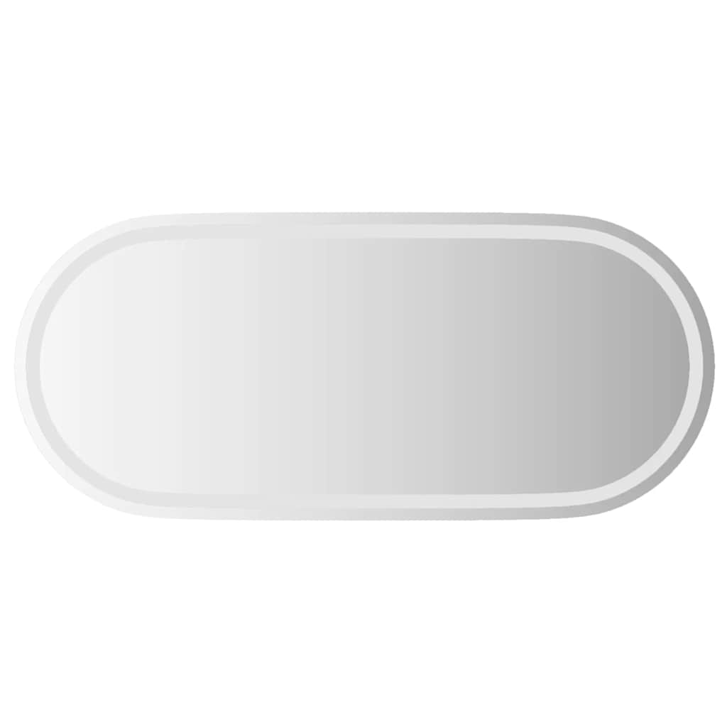 vidaXL LED Bathroom Mirror 100x45 cm Oval
