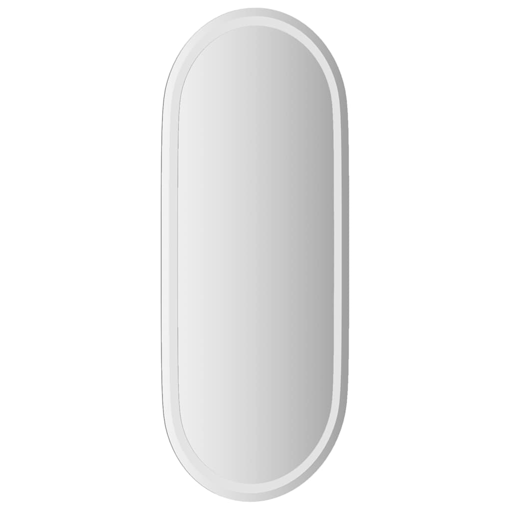 vidaXL LED Bathroom Mirror 100x45 cm Oval
