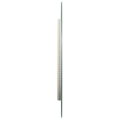vidaXL LED Bathroom Mirror 100x45 cm Oval
