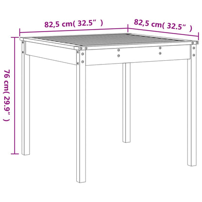 vidaXL 3 Piece Garden Bistro Set Solid Wood Douglas