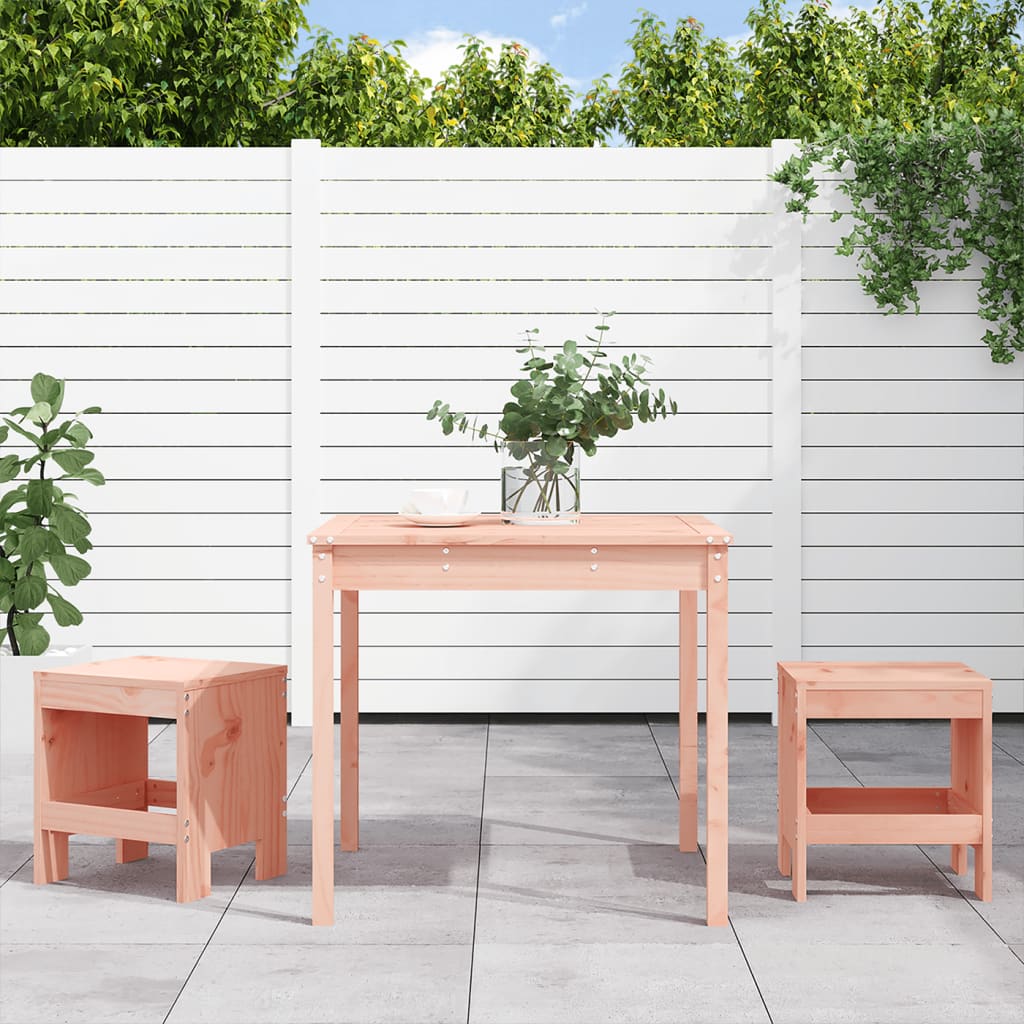 vidaXL 3 Piece Garden Bistro Set Solid Wood Douglas