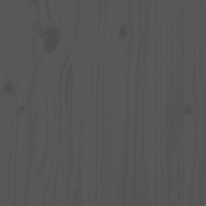 vidaXL 5 Piece Garden Dining Set Grey Solid Wood Pine