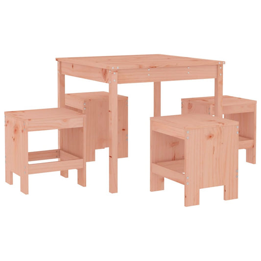 vidaXL 5 Piece Garden Dining Set Solid Wood Douglas