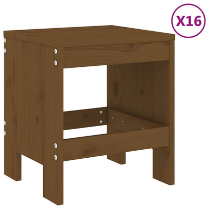 vidaXL Garden Dining Set | Honey Brown | Solid Pine Wood | Large | Seats Plenty