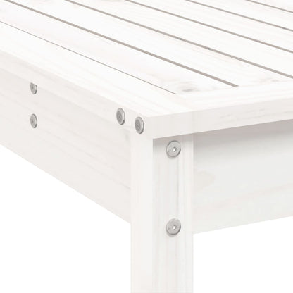 vidaXL Garden Bar Set | White | Solid pine wood | Standard | Durable | Bar Set