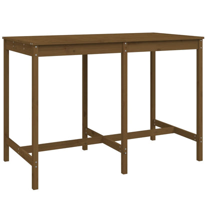 vidaXL Garden Bar Set | Honey Brown | Solid Pine Wood | For 6 people
