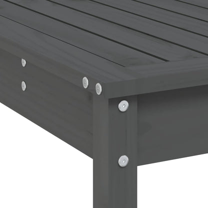 vidaXL Garden Bar Set | Grey | Solid pine wood | Large | Minimalistic
