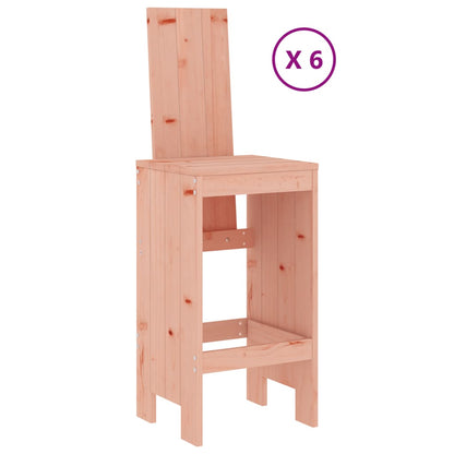 vidaXL Garden Bar Set | Natural Wood | Solid Douglas Fir Wood
