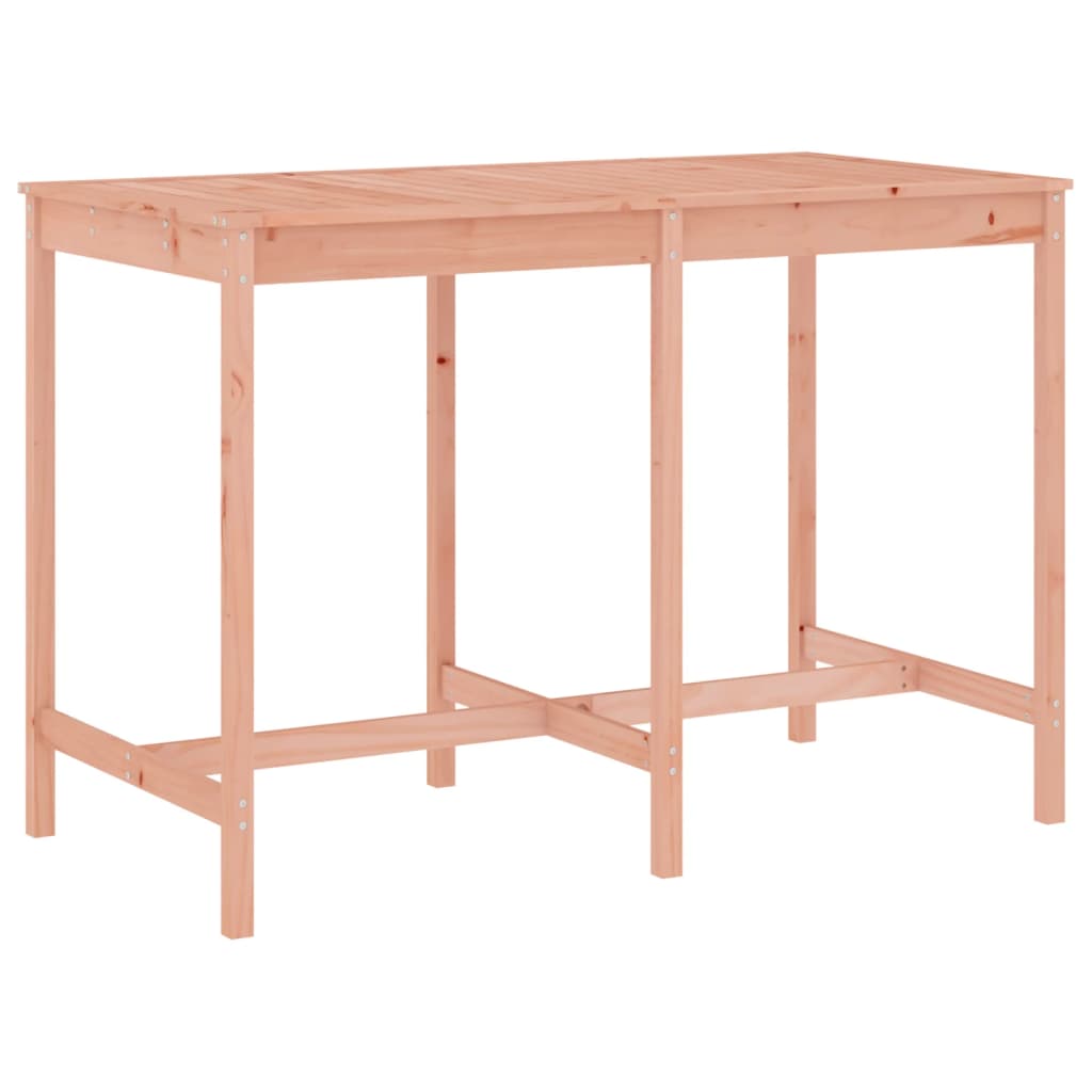 vidaXL Garden Bar Set | Natural Wood | Solid Douglas Fir Wood