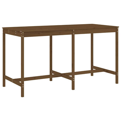 vidaXL 9 Piece Garden Bar Set Honey Brown Solid Wood Pine