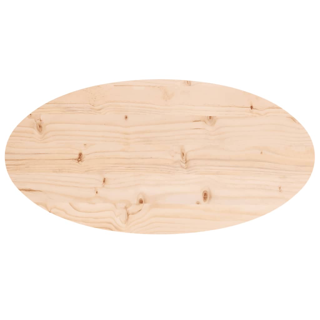 vidaXL Table Top | Natural Pine | Solid Pine Wood | 70 x 35 cm | Durable