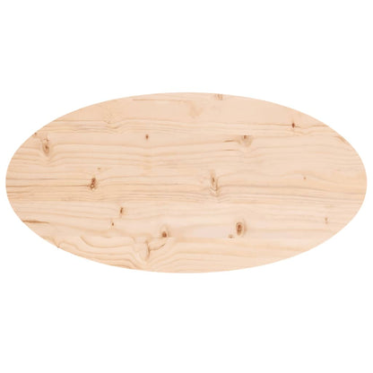 vidaXL Table Top | Natural Pine | Solid Pine Wood | 70 x 35 cm | Durable
