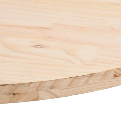 vidaXL Table Top 70x35x2.5 cm Solid Wood Pine Oval