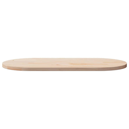 vidaXL Table Top 100x50x2.5 cm Solid Wood Pine Oval