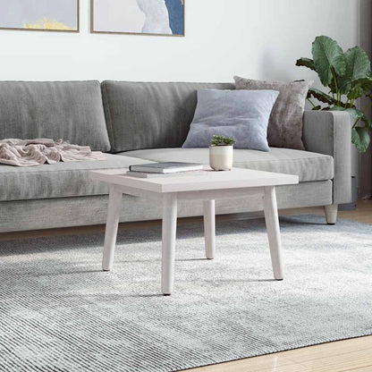 vidaXL Table Top | White | Solid pine wood | 40x40 cm | Rounded corners surface