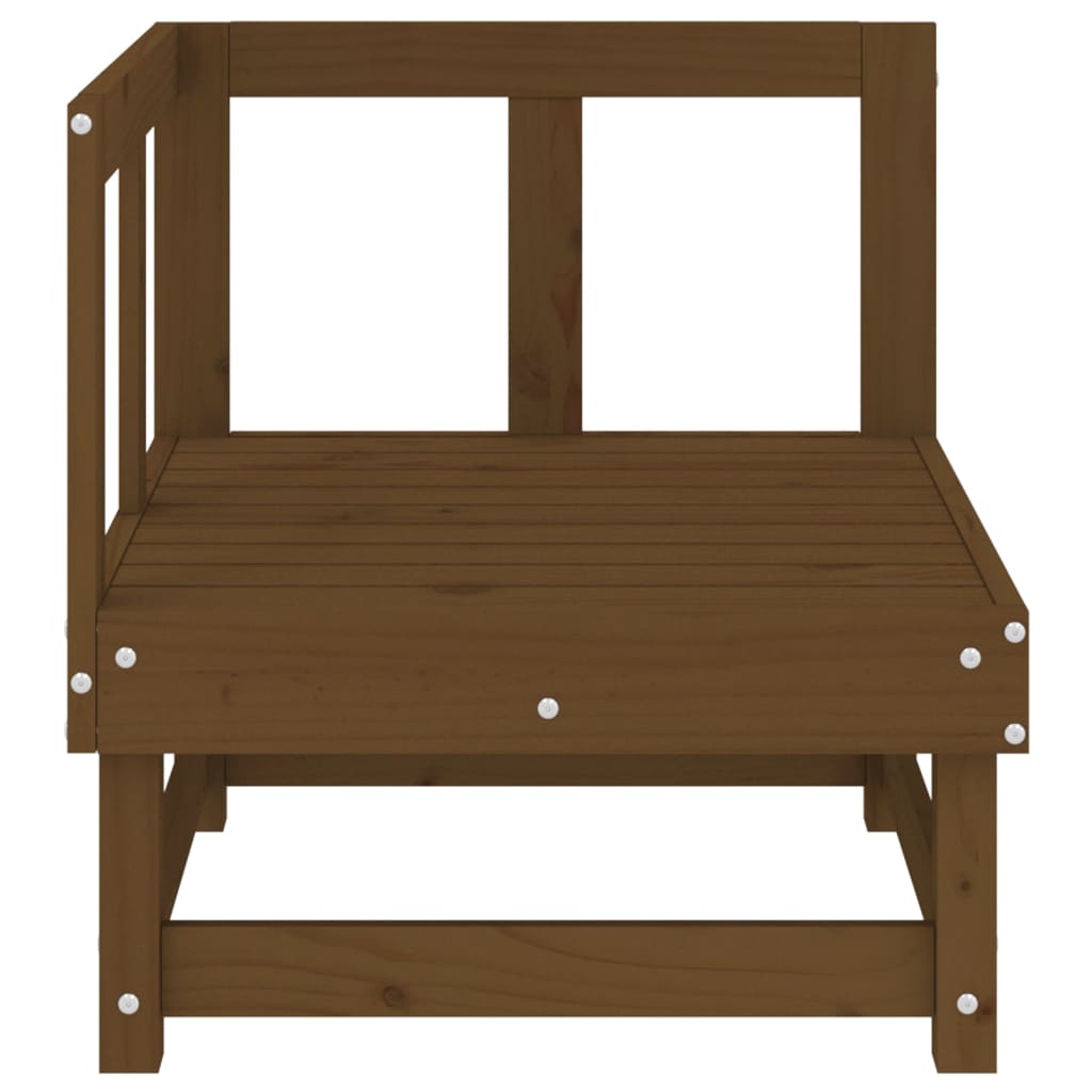 vidaXL Garden Corner Sofa Honey Brown Solid Wood Pine