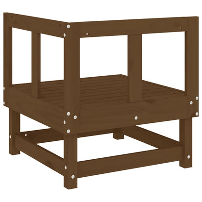 vidaXL Garden Corner Sofa Honey Brown Solid Wood Pine