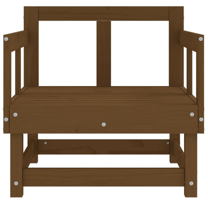 vidaXL Garden Chairs 2 pcs Honey Brown Solid Wood Pine