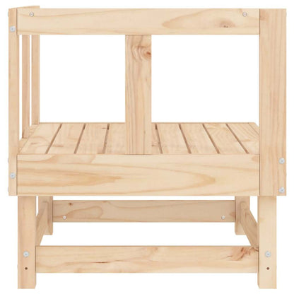vidaXL Garden Corner Sofas 2 pcs Solid Wood Pine