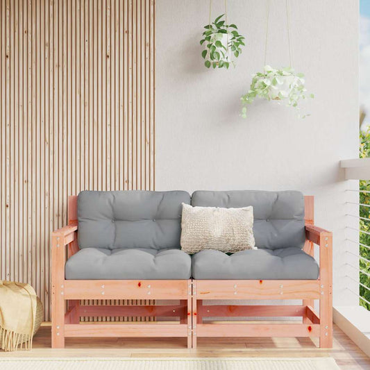 vidaXL Garden Corner Sofas 2 pcs Solid Wood Douglas