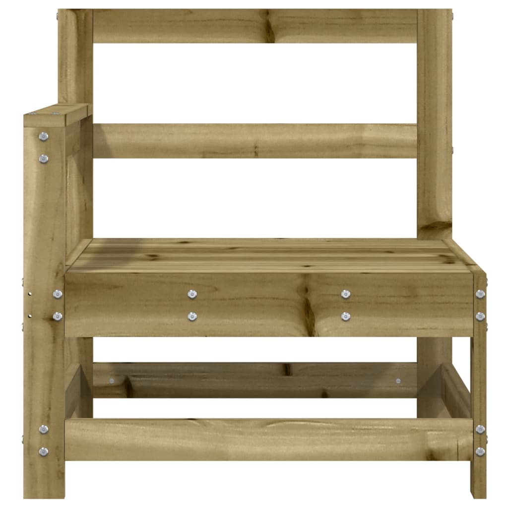 vidaXL Garden Corner Sofas 2 pcs Impregnated Wood Pine