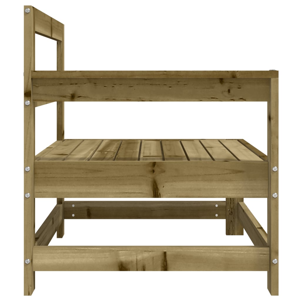 vidaXL Garden Corner Sofas 2 pcs Impregnated Wood Pine