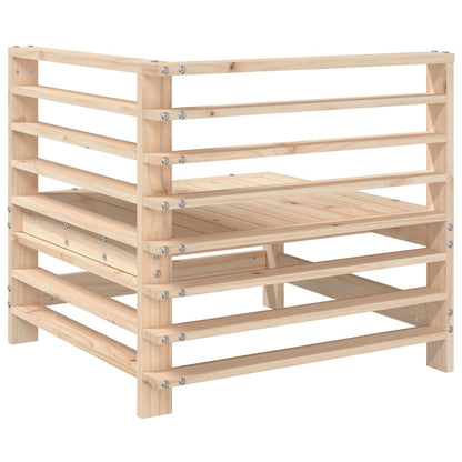 vidaXL Garden Corner Sofa Solid Wood Pine