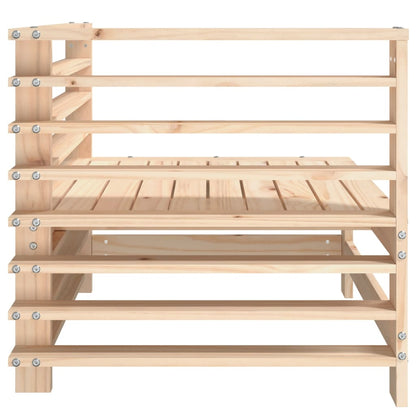 vidaXL Garden Corner Sofa Solid Wood Pine