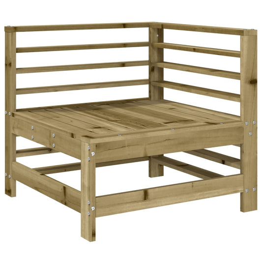vidaXL Garden Corner Sofa Impregnated Wood Pine