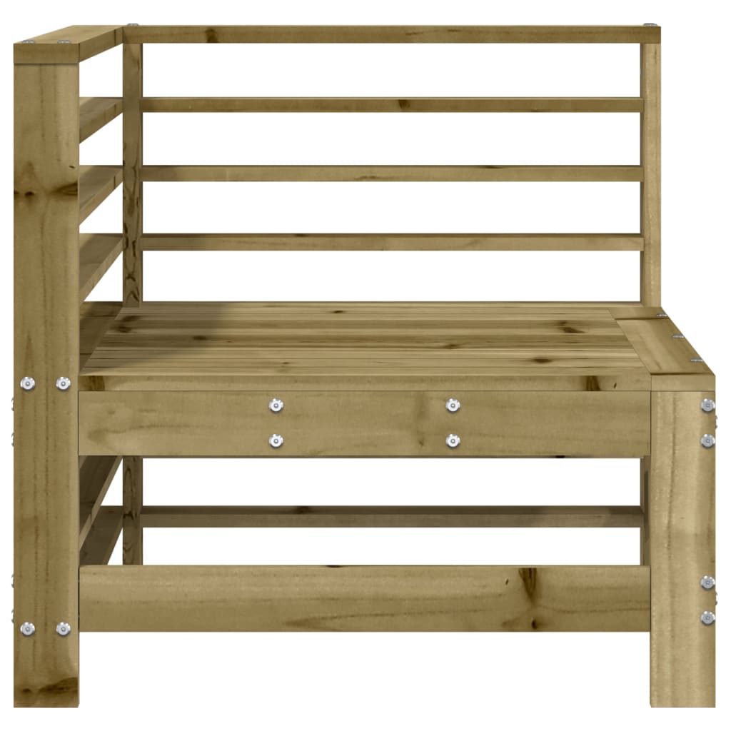 vidaXL Garden Corner Sofa Impregnated Wood Pine