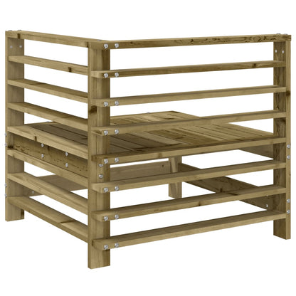 vidaXL Garden Corner Sofa Impregnated Wood Pine