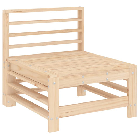 vidaXL Garden Middle Sofa Solid Wood Pine