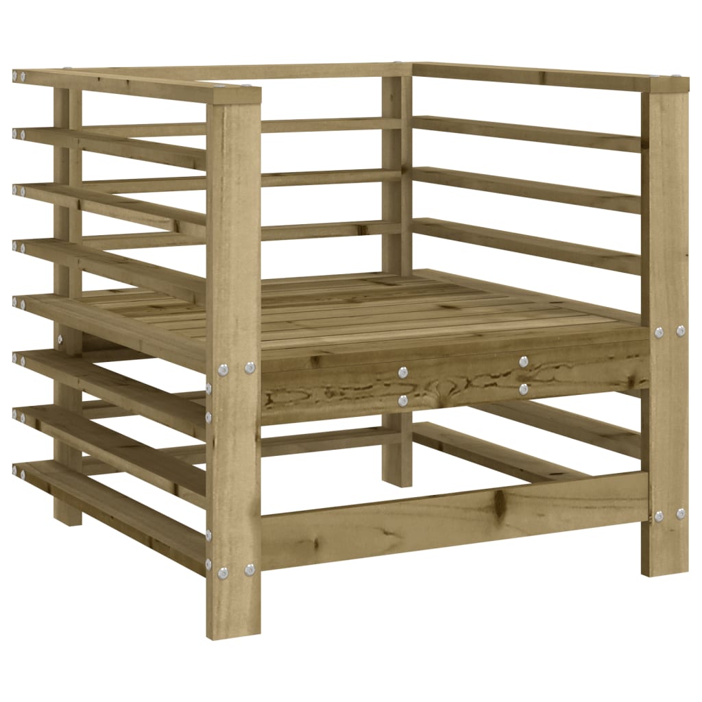 vidaXL Garden Chairs 2 pcs Impregnated Wood Pine