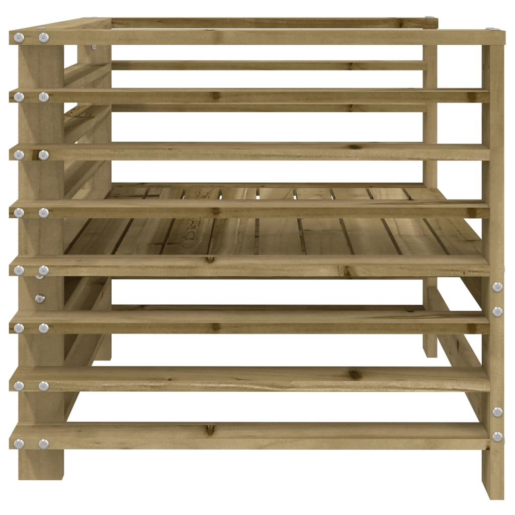 vidaXL Garden Chairs 2 pcs Impregnated Wood Pine