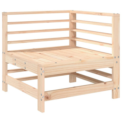 vidaXL Garden Corner Sofas 2 pcs Solid Wood Pine