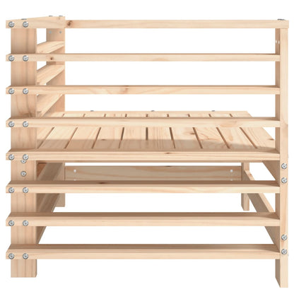 vidaXL Garden Corner Sofas 2 pcs Solid Wood Pine