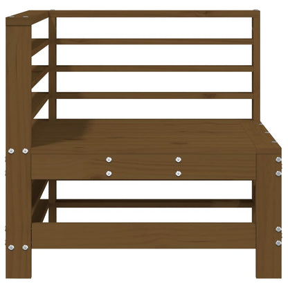 vidaXL Garden Corner Sofas 2 pcs Honey Brown Solid Wood Pine