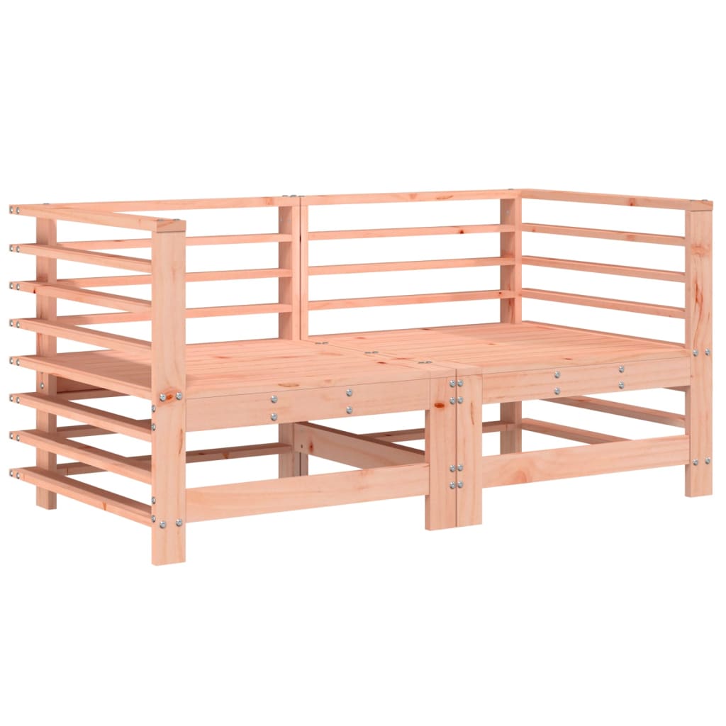 vidaXL Garden Corner Sofas 2 pcs Solid Wood Douglas