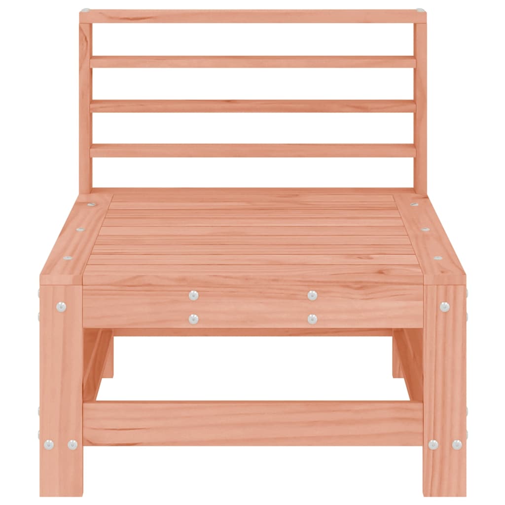 vidaXL Garden Middle Sofas 2 pcs Solid Wood Douglas