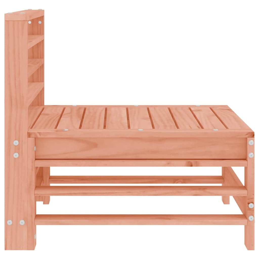 vidaXL Garden Middle Sofas 2 pcs Solid Wood Douglas