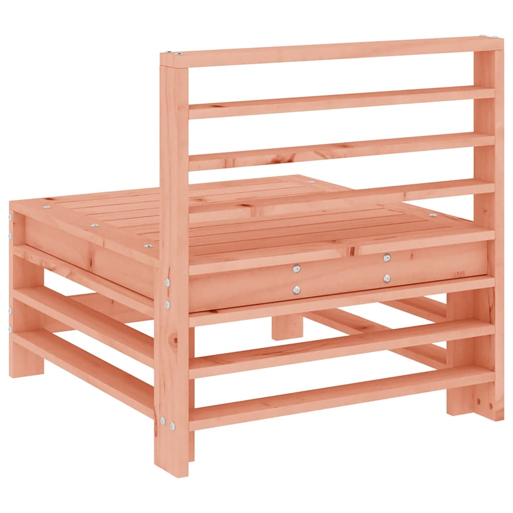 vidaXL Garden Middle Sofas 2 pcs Solid Wood Douglas