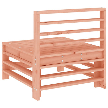 vidaXL Garden Middle Sofas 2 pcs Solid Wood Douglas