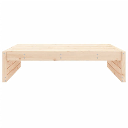 vidaXL Garden Footstool | Natural | Solid Pine Wood | Medium | Modular