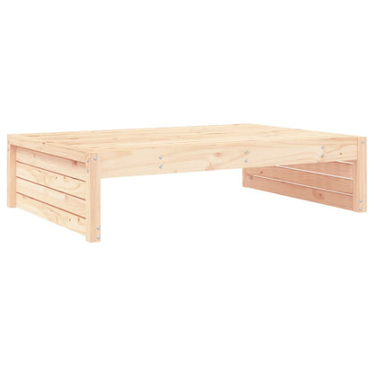 vidaXL Garden Footstool | Natural | Solid Pine Wood | Medium | Modular