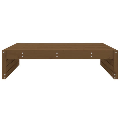 vidaXL Garden Footstool | Honey brown | Solid pine wood | 120x80 cm | Modular