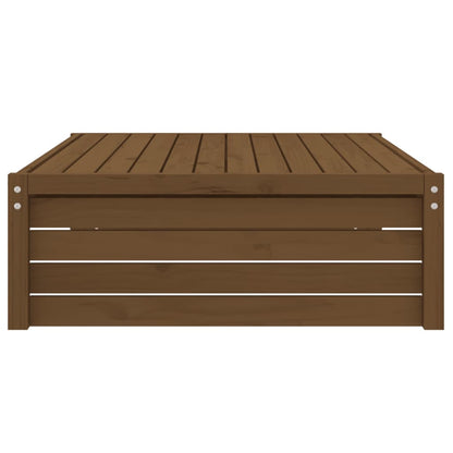 vidaXL Garden Footstool | Honey brown | Solid pine wood | 120x80 cm | Modular