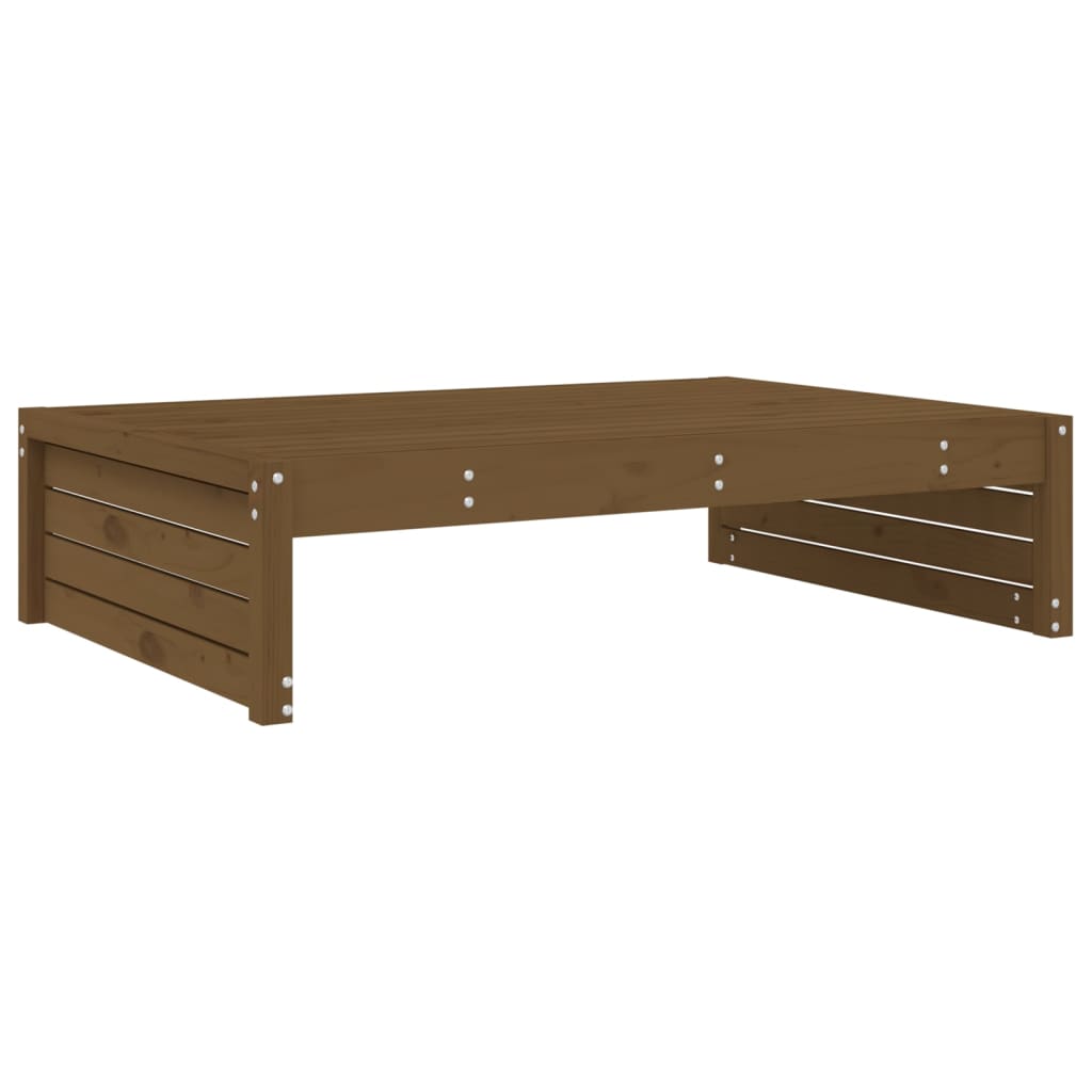 vidaXL Garden Footstool | Honey brown | Solid pine wood | 120x80 cm | Modular