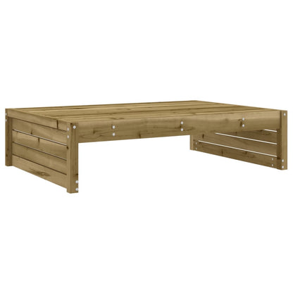 vidaXL Garden Footstool | Natural | Impregnated Pine Wood | Large | Modular
